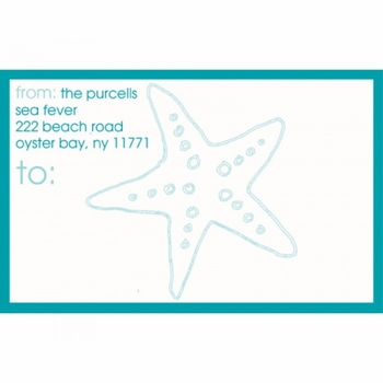 starfish blue collection stickers