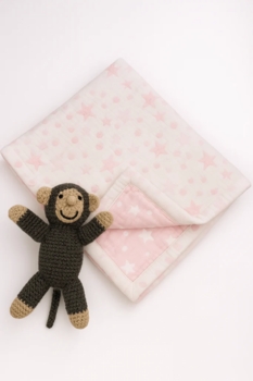 stars and dots baby blanket