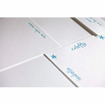Stars Family Personalized Kids Stationery