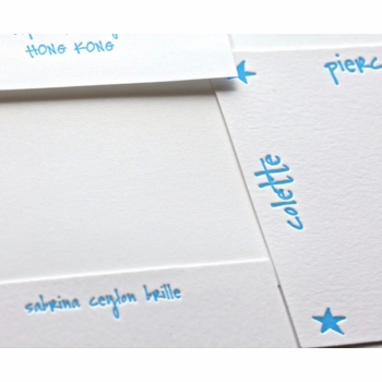 Stars Family Personalized Kids Stationery