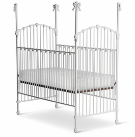 Stationary Four Post Iron Crib