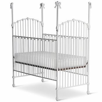 Stationary Four Post Iron Crib