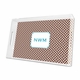 stella chocolate lucite tray - large