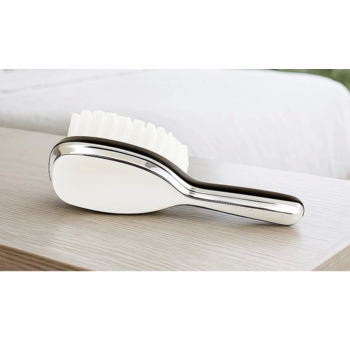 Sterling Silver Baby Brush with Handle