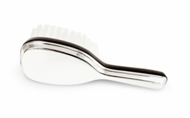 Sterling Silver Baby Brush with Handle