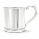 sterling silver beaded baby cup