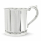 sterling silver beaded baby cup