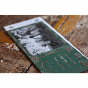Sterling Silver Holiday Card