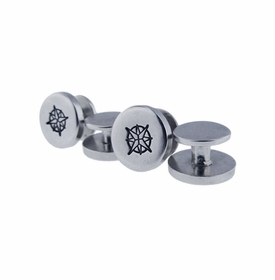 Sterling Silver Shirt Studs - Set of 4