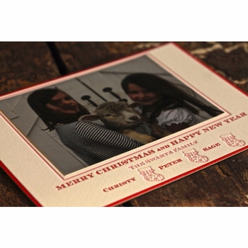 stocking holiday card