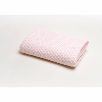 stonewashed basketweave baby blanket with binding
