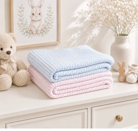 stripe baby blanket