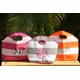 Striped Gg Beach Tote
