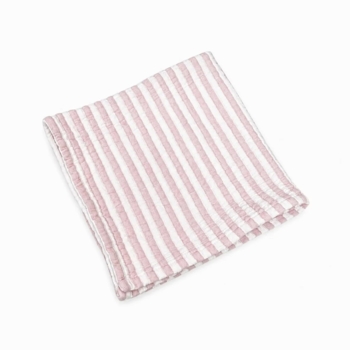 wide stripes baby blanket