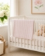 wide stripes baby blanket