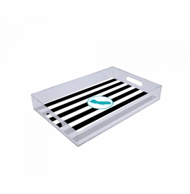 Stripes California Lucite Tray
