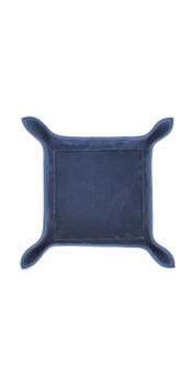 suede valet tray