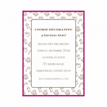sugar cookies invitation cards