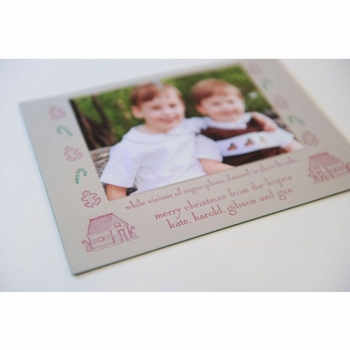 sugar plums holiday card