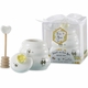 Sweet as Can Bee Ceramic Mini Honey Pot with Wooden Honey Dipper (3.4 oz) Honey Jar