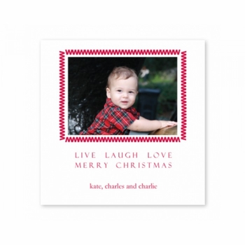 Sweet Stitches Red Holiday Cards