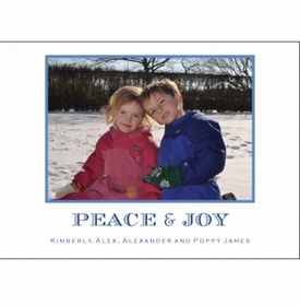 Sweet Taupe Holiday Cards