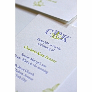 Sweet Tweets Invitation Baptism Invitations