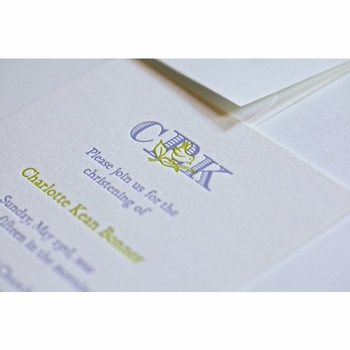 Sweet Tweets Invitation Baptism Invitations