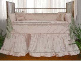 sylvie crib bedding (custom colors available) <br> (contact us for pricing)