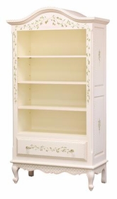 Tall French Bookcase - Floral Vines