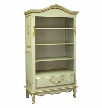 tall french bookcase (versailles moss)