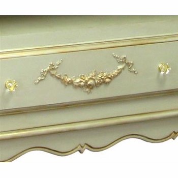 tall french bookcase (versailles moss)
