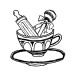 tea and rattle
