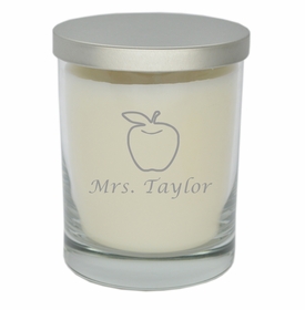 Teacher Appreciation Silver Soy Candle