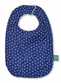 Teddy Navy Anchor Bib