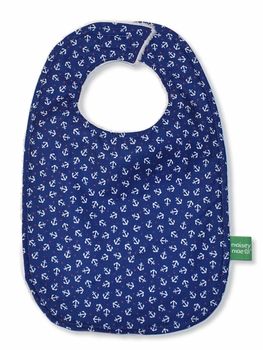 Teddy Navy Anchor Bib