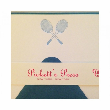 tennis note cards