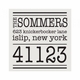 the sommers self - inking square stamp