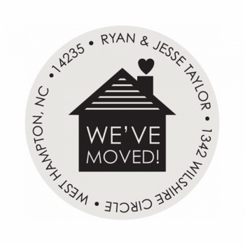 the taylor moving self - inking circle stamp