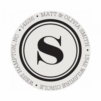 The Wilshire Self - Inking Circle Stamp