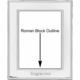 Tiffany Double Bead Sterling Silver Picture Frame