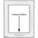 Tiffany Double Bead Sterling Silver Picture Frame
