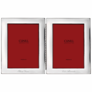 Tiffany Plain Sterling Silver Double Folding Frame