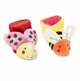Tiny Toes Lady Bug and Bee Booties by Manhattan Toy