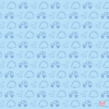 tiny tootsie blue children's stationary