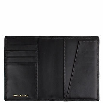tommy leather passport holder