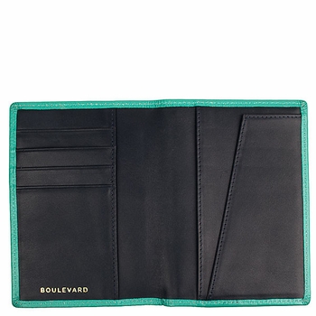 tommy leather passport holder