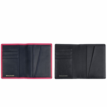 tommy leather passport holder