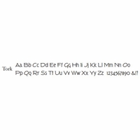 tork font