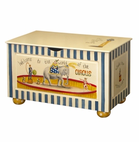 Toy Chest Tea Stain Circus